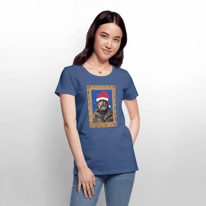 Jolly Joe - Premium Dame T-shirt - Dame premium T-shirt - dueblå - Dajlig
