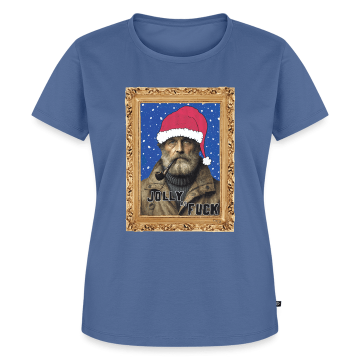 Jolly Joe - Premium Dame T-shirt - Dame premium T-shirt - dueblå - Dajlig