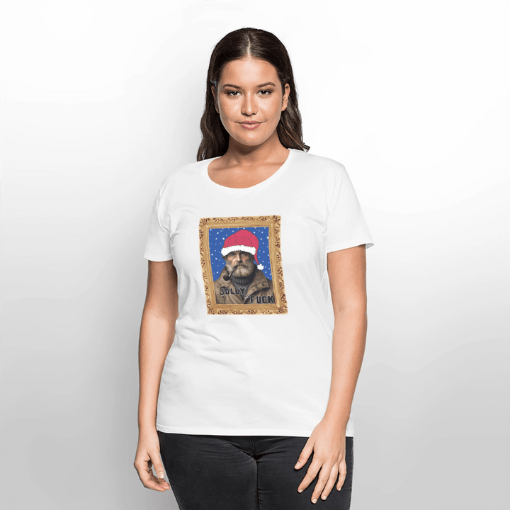 Jolly Joe - Premium Dame T-shirt - Dame premium T-shirt - hvid - Dajlig