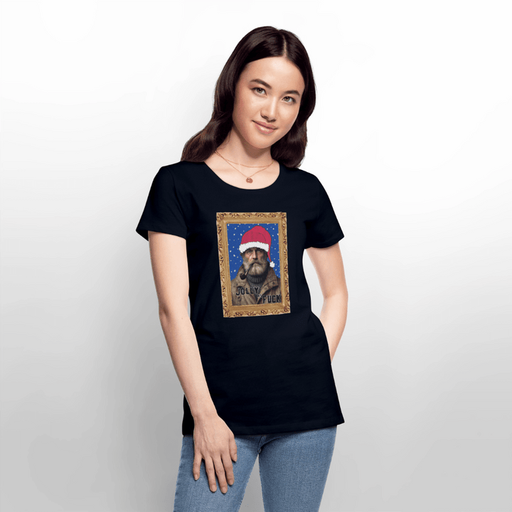 Jolly Joe - Premium Dame T-shirt - Dame premium T-shirt - navy - Dajlig