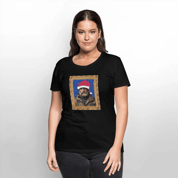 Jolly Joe - Premium Dame T-shirt - Dame premium T-shirt - sort - Dajlig