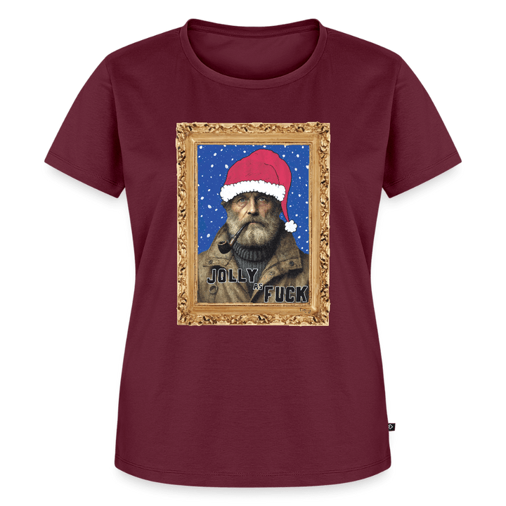 Jolly Joe - Premium Dame T-shirt - Dame premium T-shirt - vinrød - Dajlig