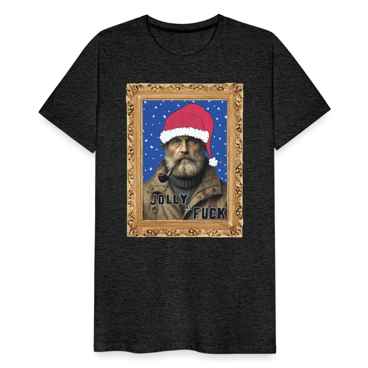 Jolly Joe - Premium Herre T-shirt - Herre premium T-shirt - charcoal - Dajlig.dk