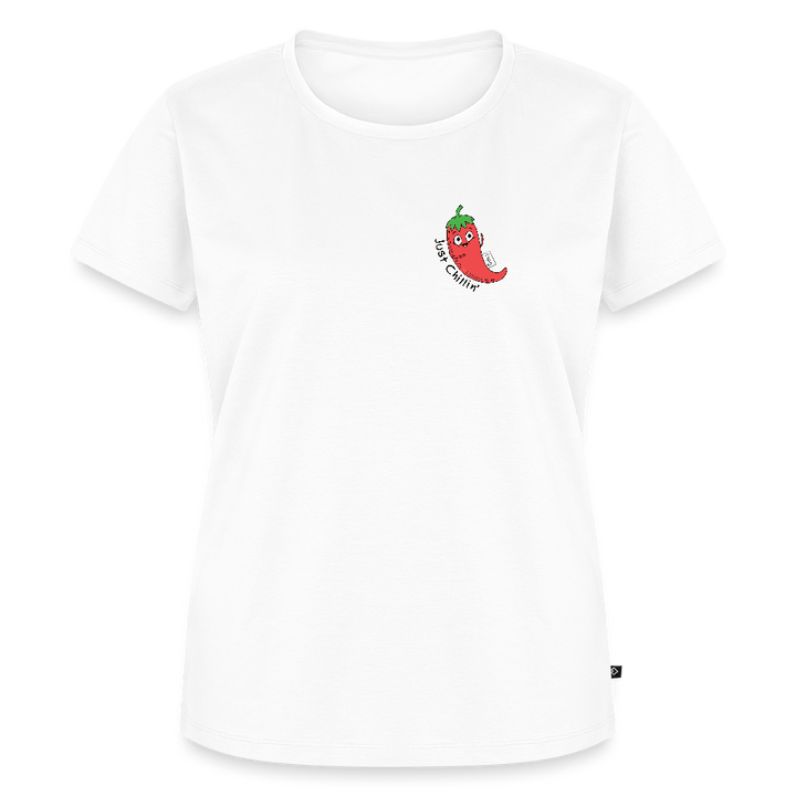 Just Chillin' - Premium Dame T-shirt - Dame premium T-shirt - hvid - Dajlig