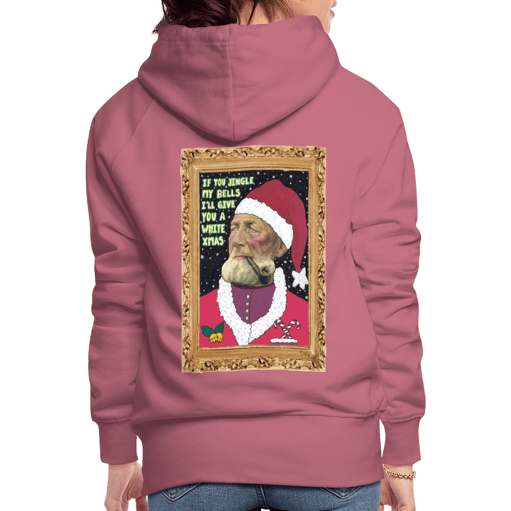 Klaus Santa - Dame Hættetrøje - Dame Premium hættetrøje - sort - Dajlig