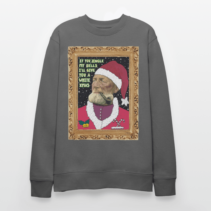 Klaus Santa - Kraftig Unisex Sweatshirt - Stanley/Stella økologisk unisex - sweatshirt CHANGER - charcoal - Dajlig.dk