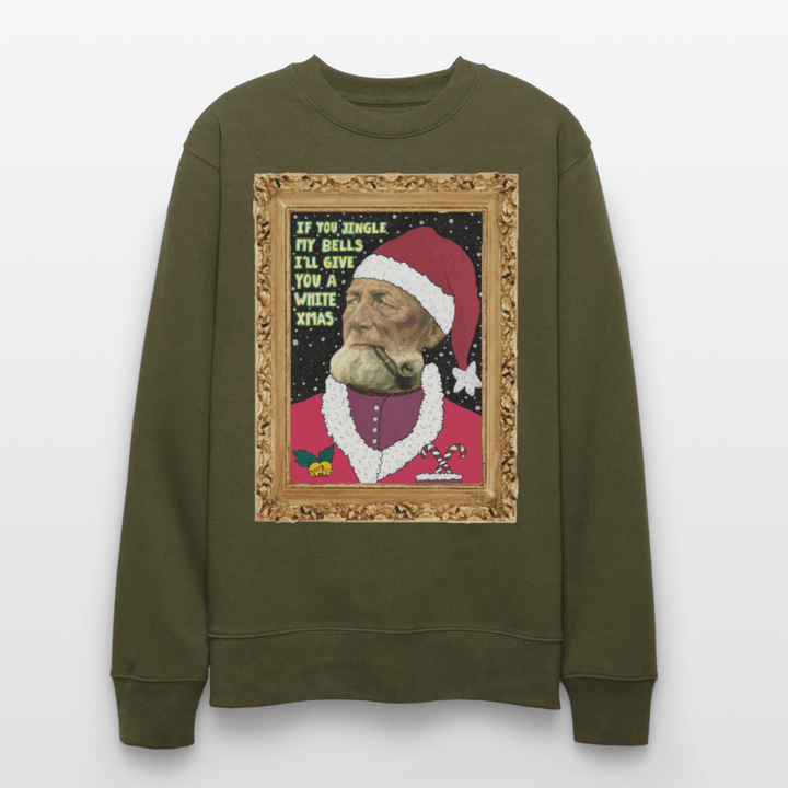 Klaus Santa - Kraftig Unisex Sweatshirt - Stanley/Stella økologisk unisex - sweatshirt CHANGER - khaki - Dajlig.dk