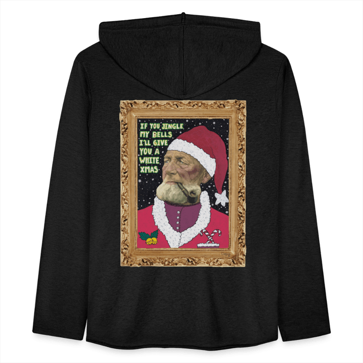 Klaus Santa - Let Unisex Hættetrøje - Let sweatshirt med hætte, unisex - charcoal - Dajlig.dk