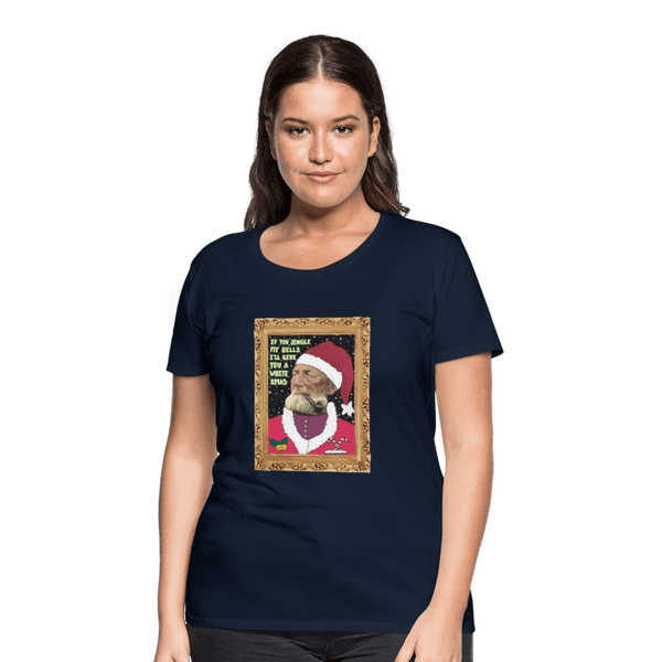 Klaus Santa - Premuim Dame T-shirt - Dame premium T-shirt - charcoal - Dajlig