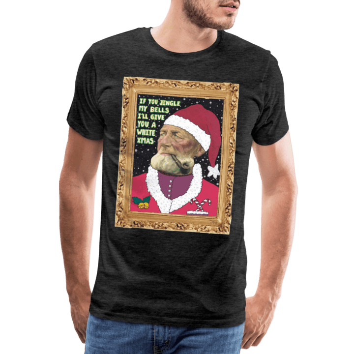 Klaus Santa - Premuim Herre T-shirt - Herre premium T-shirt - charcoal - Dajlig.dk