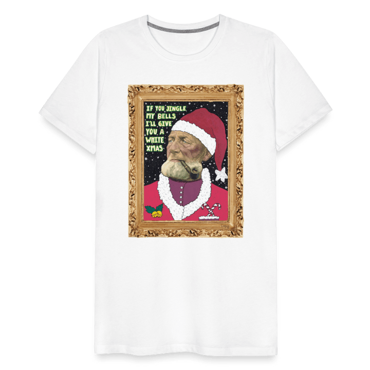 Klaus Santa - Premuim Herre T-shirt - Herre premium T-shirt - hvid - Dajlig.dk