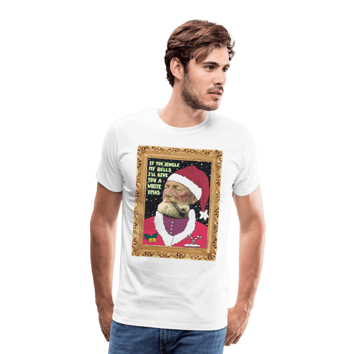 Klaus Santa - Premuim Herre T-shirt - Herre premium T-shirt - hvid - Dajlig.dk