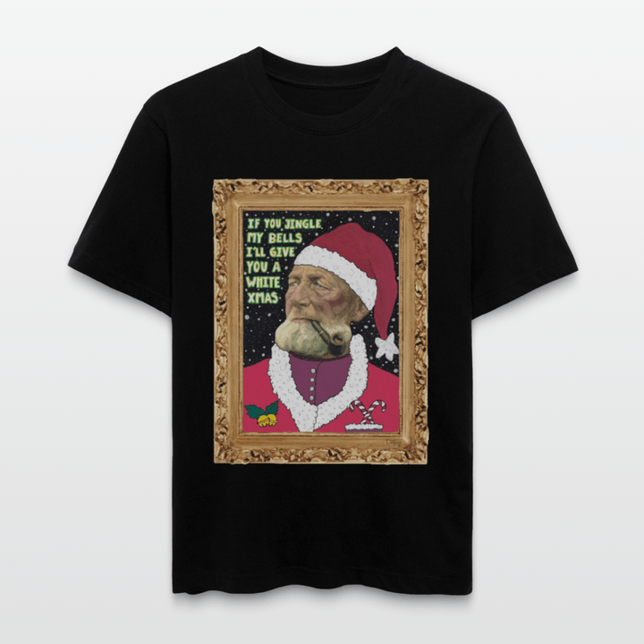 Klaus Santa - Unisex T-shirt - Stanley/Stella Relaxed Fit økologisk unisex - T-shirt Sparker - sort - Dajlig.dk