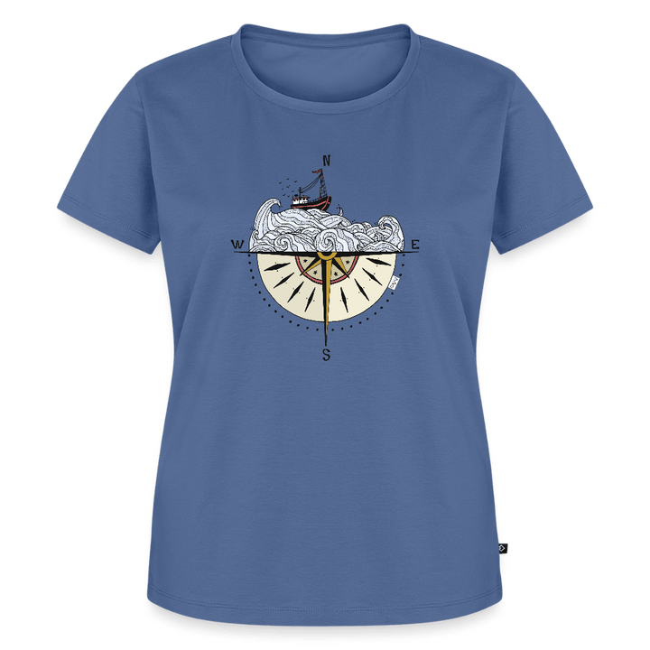 Kompasset - Eksklusiv Dame T-shirt - Dame premium T-shirt - dueblå - Dajlig
