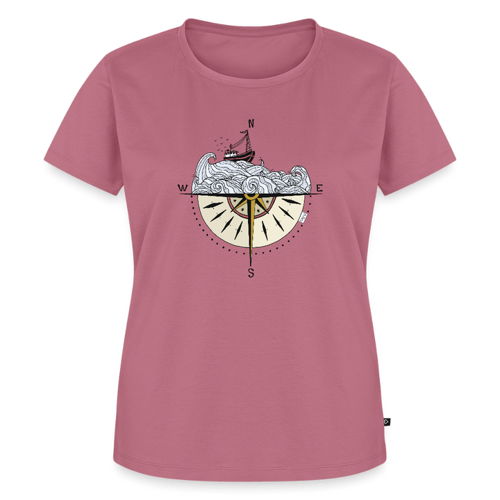 Kompasset - Eksklusiv Dame T-shirt - Dame premium T-shirt - mauve - Dajlig