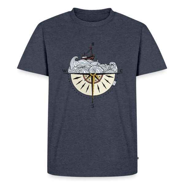 Kompasset - Eksklusiv Herre T-shirt - Herre premium T-shirt - jeansblå - Dajlig