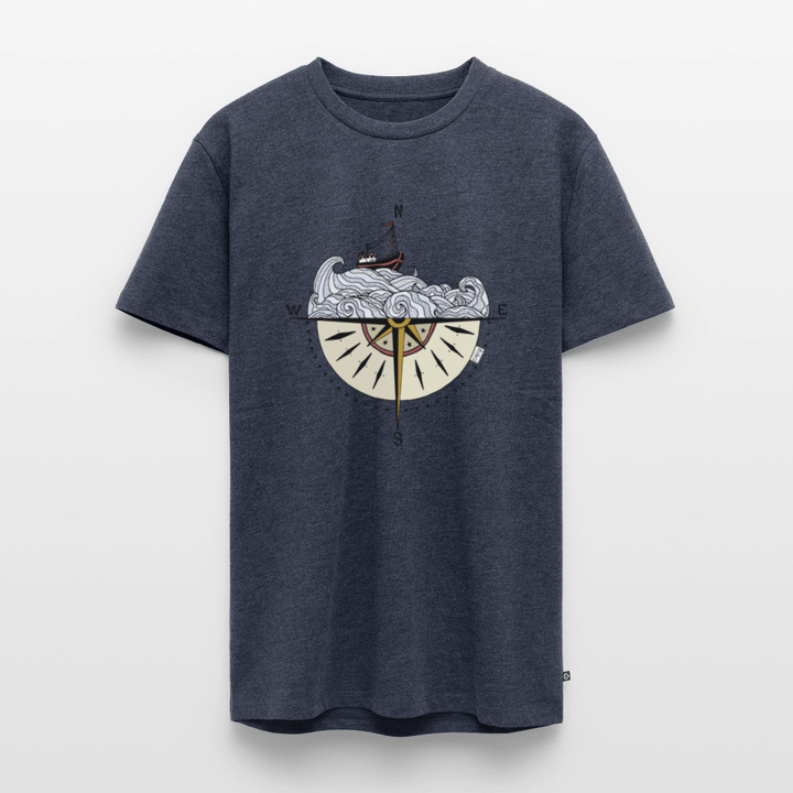 Kompasset - Eksklusiv Herre T-shirt - Herre premium T-shirt - jeansblå - Dajlig