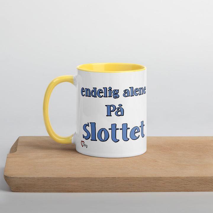 Konge krus - Endelig alene på slottet - Krus - Yellow - Dajlig.dk