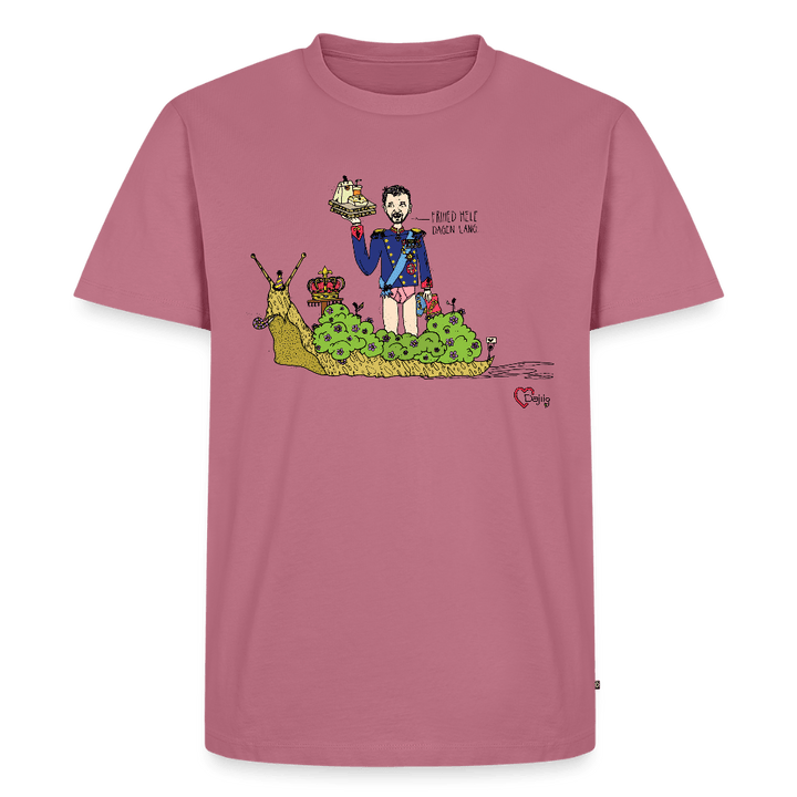 Konge Snegl - Eksklusiv Herre T-shirt - Herre premium T-shirt - mauve - Dajlig