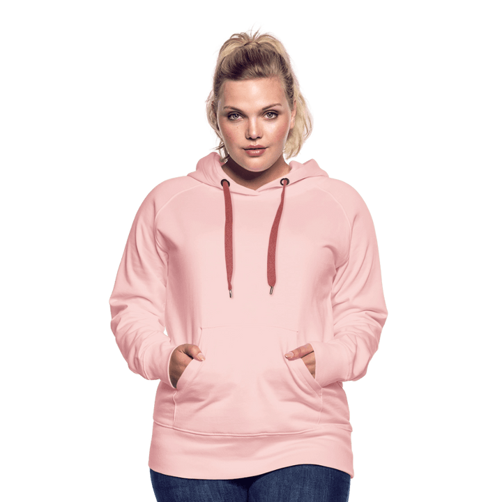 Krymmel Kaj - Dame Hættetrøje - Dame Premium hættetrøje - krystalrosa - Dajlig