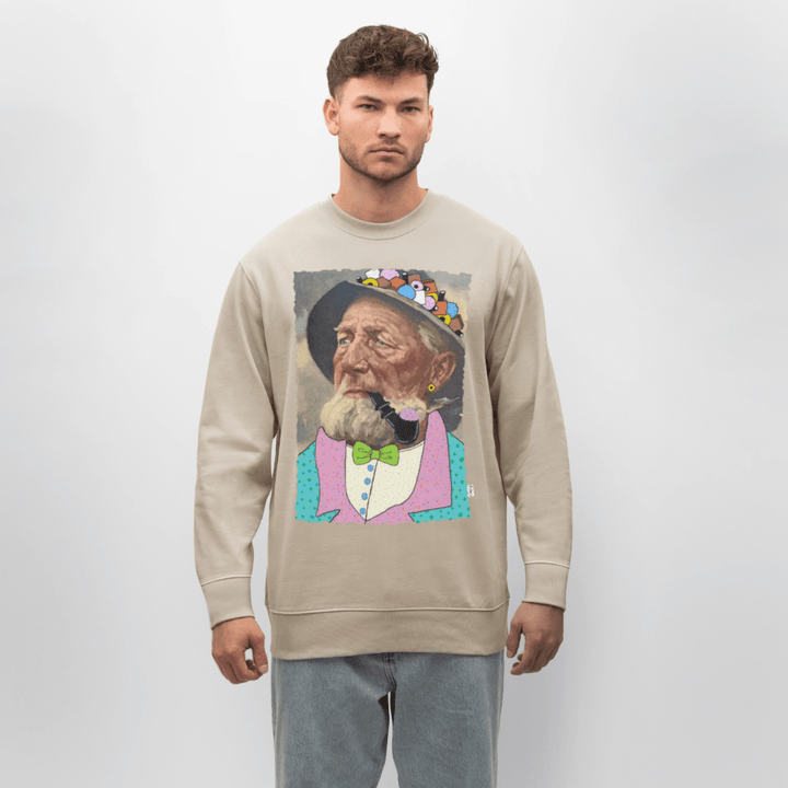 Krymmel Kaj - Kraftig Unisex Sweatshirt - Stanley/Stella økologisk unisex - sweatshirt CHANGER - beige - Dajlig