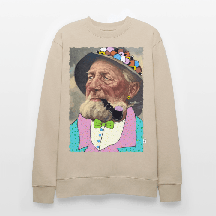 Krymmel Kaj - Kraftig Unisex Sweatshirt - Stanley/Stella økologisk unisex - sweatshirt CHANGER - beige - Dajlig