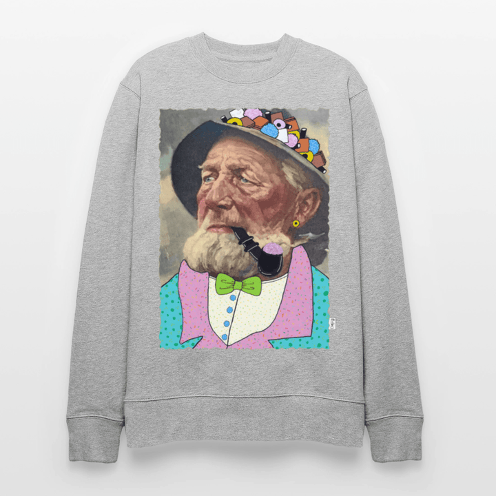 Krymmel Kaj - Kraftig Unisex Sweatshirt - Stanley/Stella økologisk unisex - sweatshirt CHANGER - grå meleret - Dajlig