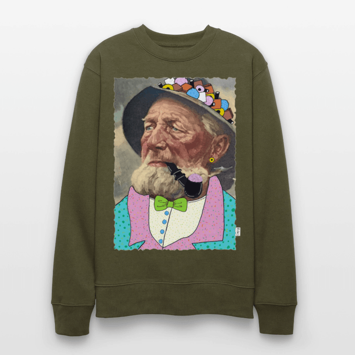 Krymmel Kaj - Kraftig Unisex Sweatshirt - Stanley/Stella økologisk unisex - sweatshirt CHANGER - khaki - Dajlig