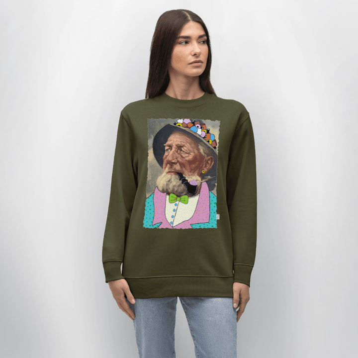 Krymmel Kaj - Kraftig Unisex Sweatshirt - Stanley/Stella økologisk unisex - sweatshirt CHANGER - khaki - Dajlig