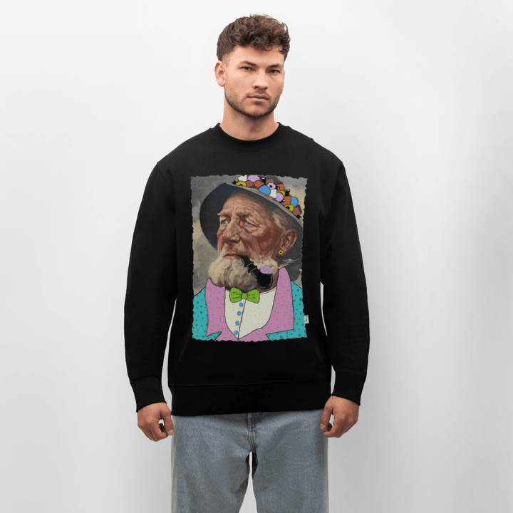 Krymmel Kaj - Kraftig Unisex Sweatshirt - Stanley/Stella økologisk unisex - sweatshirt CHANGER - sort - Dajlig
