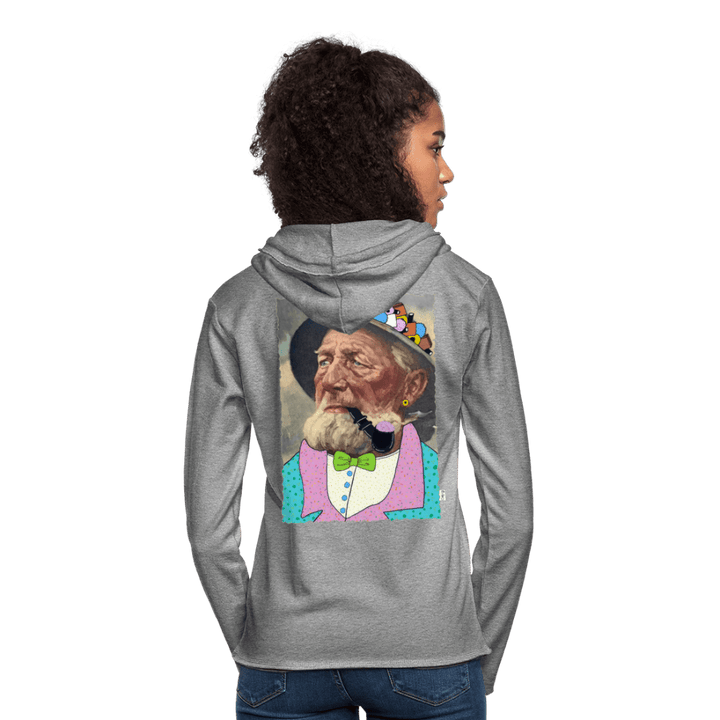 Krymmel Kaj - Let Unisex Hættetrøje - Let sweatshirt med hætte, unisex - grå meleret - Dajlig