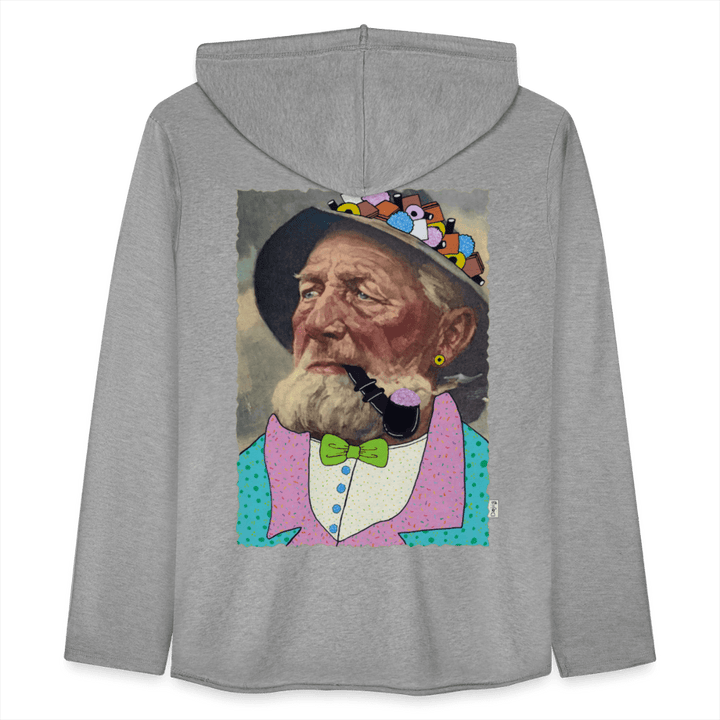 Krymmel Kaj - Let Unisex Hættetrøje - Let sweatshirt med hætte, unisex - grå meleret - Dajlig