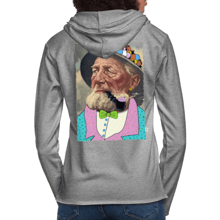 Krymmel Kaj - Let Unisex Hættetrøje - Let sweatshirt med hætte, unisex - grå meleret - Dajlig