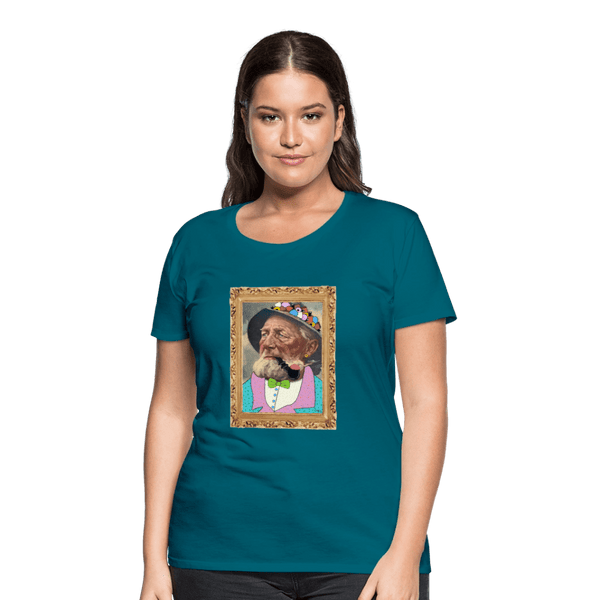 Krymmel Kaj - Premium Dame T-shirt - Dame premium T-shirt - charcoal - Dajlig