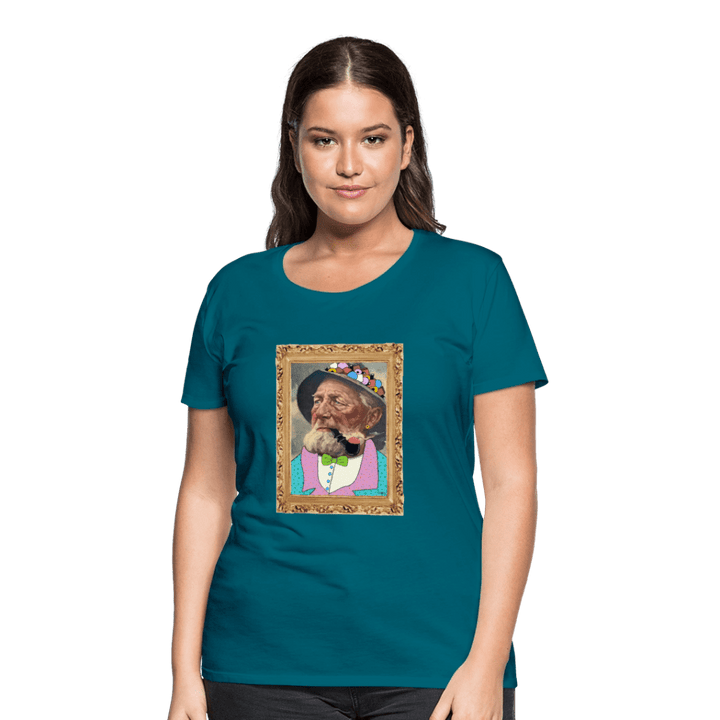 Krymmel Kaj - Premium Dame T-shirt - Dame premium T-shirt - charcoal - Dajlig