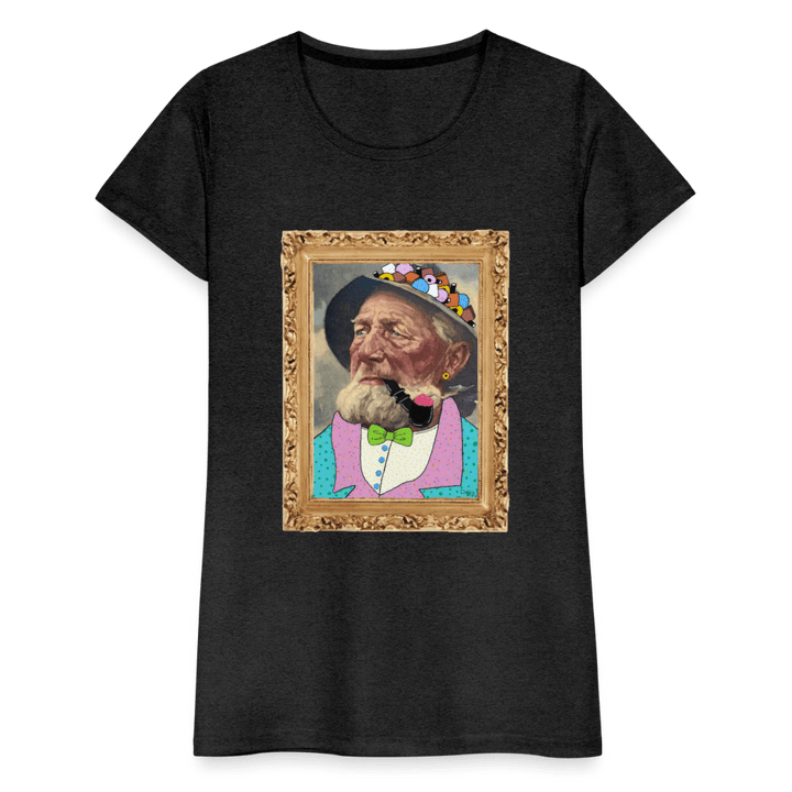 Krymmel Kaj - Premium Dame T-shirt - Dame premium T-shirt - charcoal - Dajlig