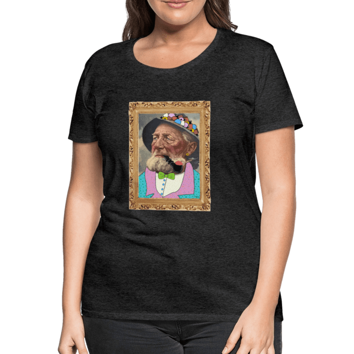 Krymmel Kaj - Premium Dame T-shirt - Dame premium T-shirt - charcoal - Dajlig