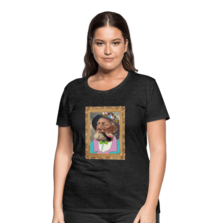 Krymmel Kaj - Premium Dame T-shirt - Dame premium T-shirt - charcoal - Dajlig