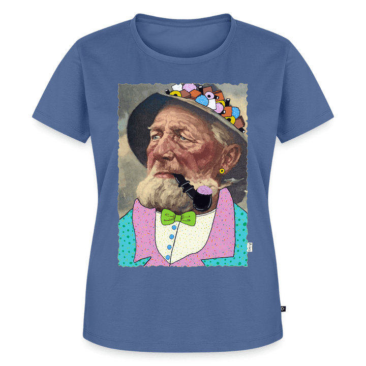 Krymmel Kaj - Premium Dame T-shirt - Dame premium T-shirt - dueblå - Dajlig