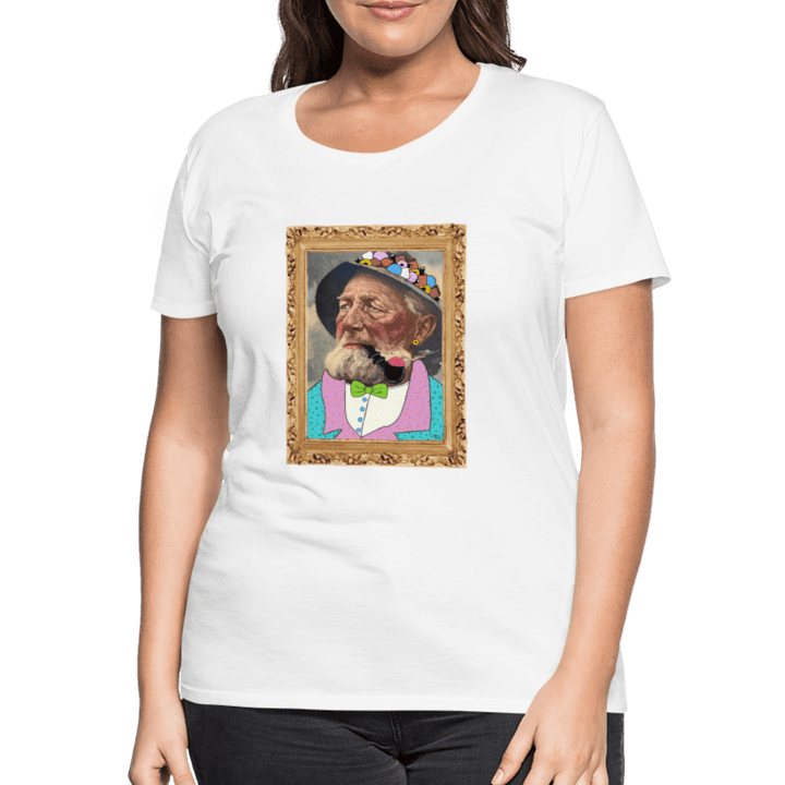 Krymmel Kaj - Premium Dame T-shirt - Dame premium T-shirt - hvid - Dajlig