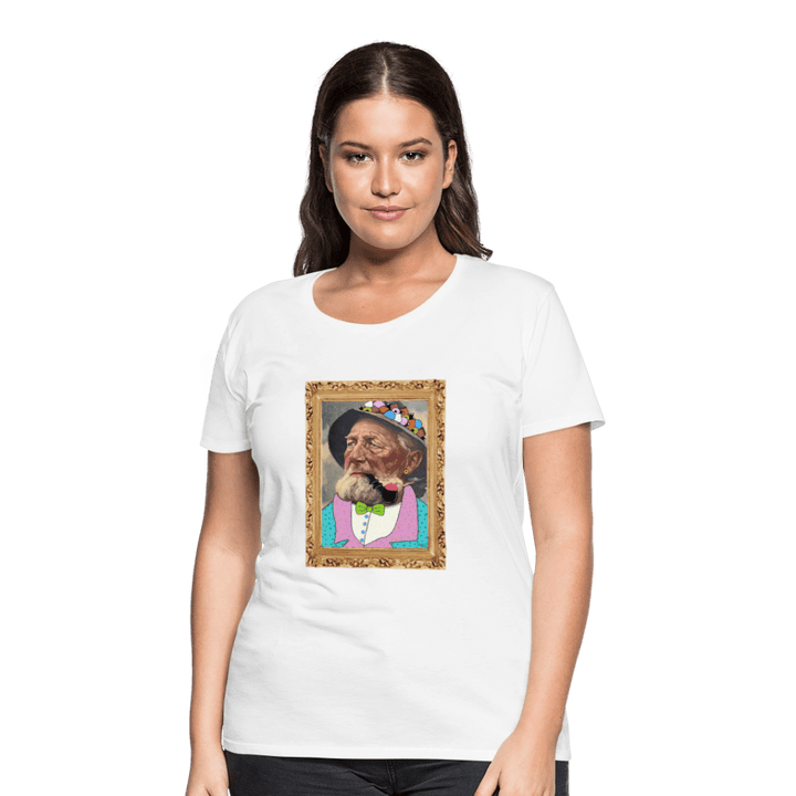 Krymmel Kaj - Premium Dame T-shirt - Dame premium T-shirt - hvid - Dajlig