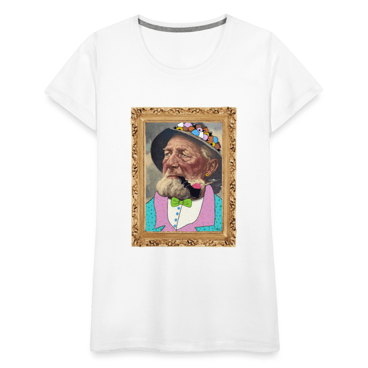Krymmel Kaj - Premium Dame T-shirt - Dame premium T-shirt - hvid - Dajlig