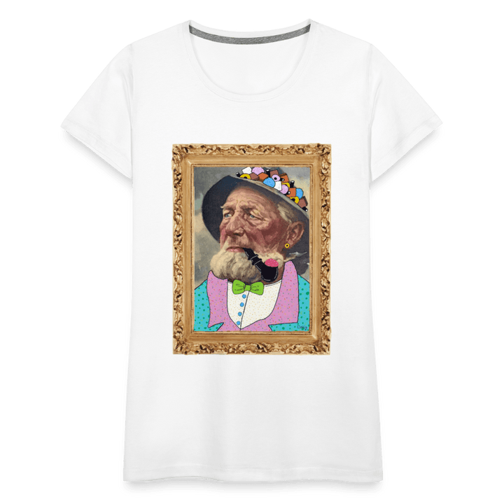 Krymmel Kaj - Premium Dame T-shirt - Dame premium T-shirt - hvid - Dajlig.dk