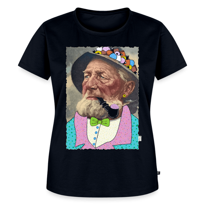 Krymmel Kaj - Premium Dame T-shirt - Dame premium T-shirt - navy - Dajlig