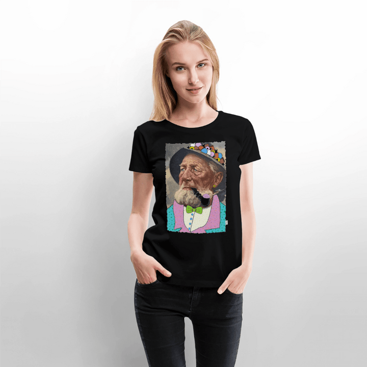 Krymmel Kaj - Premium Dame T-shirt - Dame premium T-shirt - sort - Dajlig