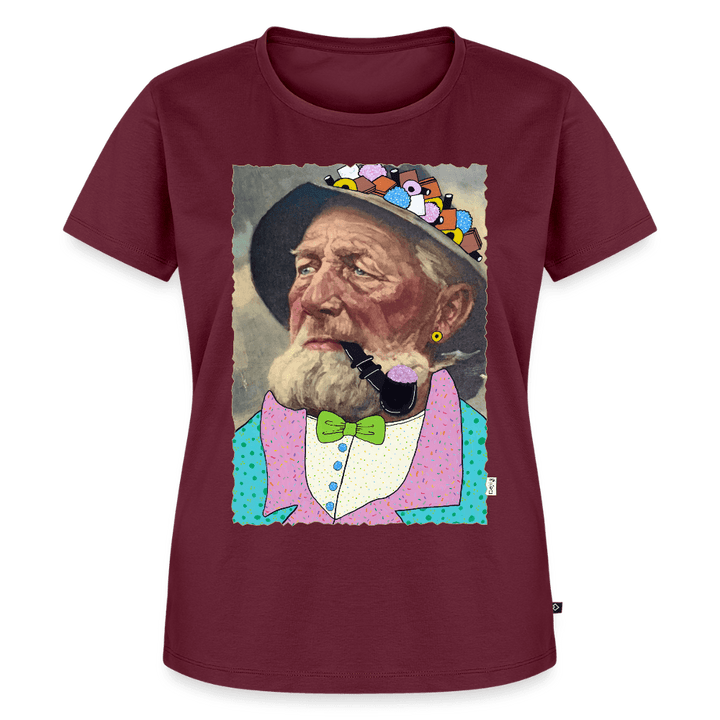 Krymmel Kaj - Premium Dame T-shirt - Dame premium T-shirt - vinrød - Dajlig