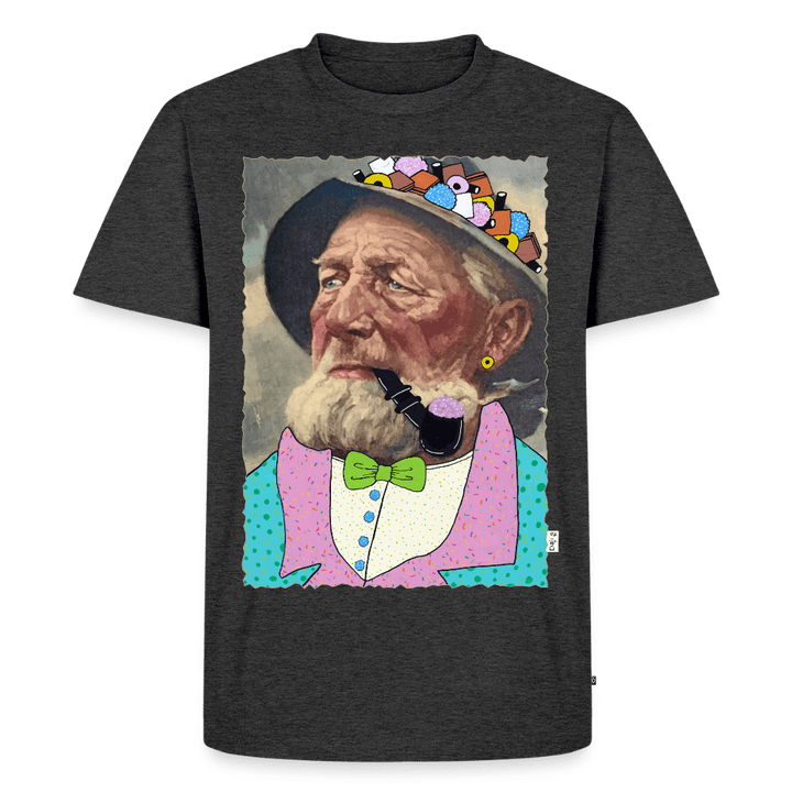 Krymmel Kaj - Premium Herre T-shirt - Herre premium T-shirt - antracit meleret - Dajlig