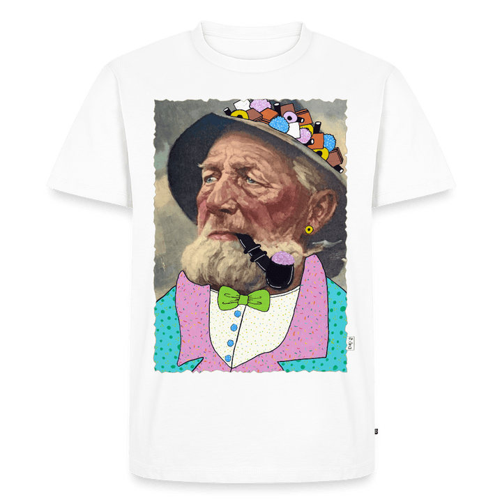 Krymmel Kaj - Premium Herre T-shirt - Herre premium T-shirt - hvid - Dajlig