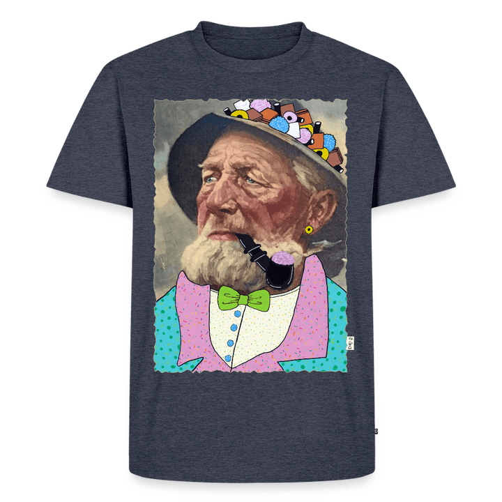 Krymmel Kaj - Premium Herre T-shirt - Herre premium T-shirt - jeansblå - Dajlig