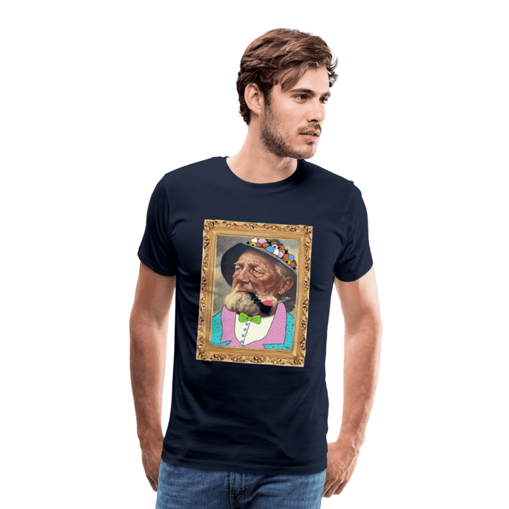 Krymmel Kaj - Premium Herre T-shirt - Herre premium T-shirt - marineblå - Dajlig